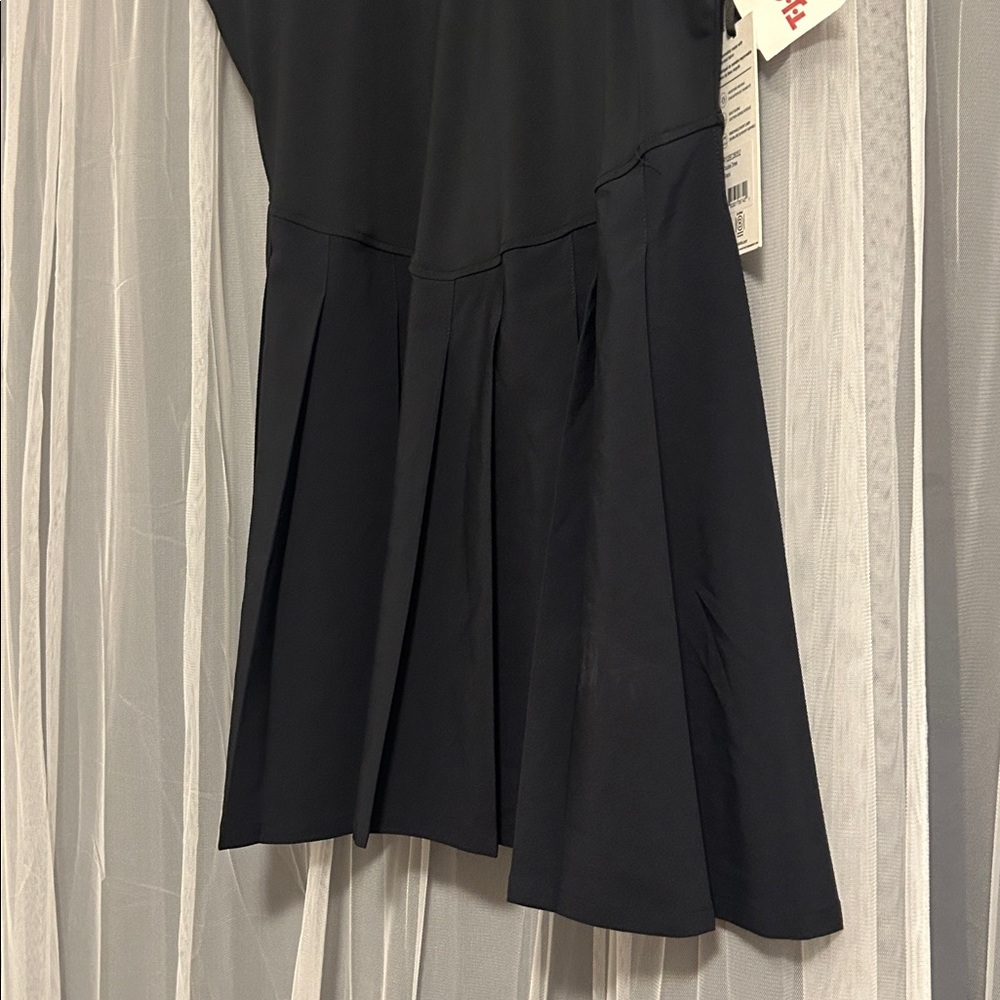 NWT Mondetta Black Mini Dress/Tennis Style Dress Size Large - Picture 3 of 7